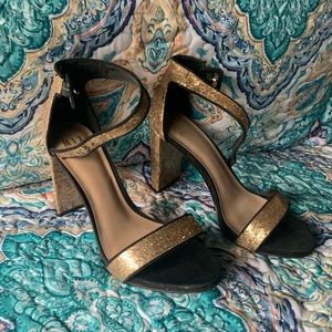 mix no.6 gold heels